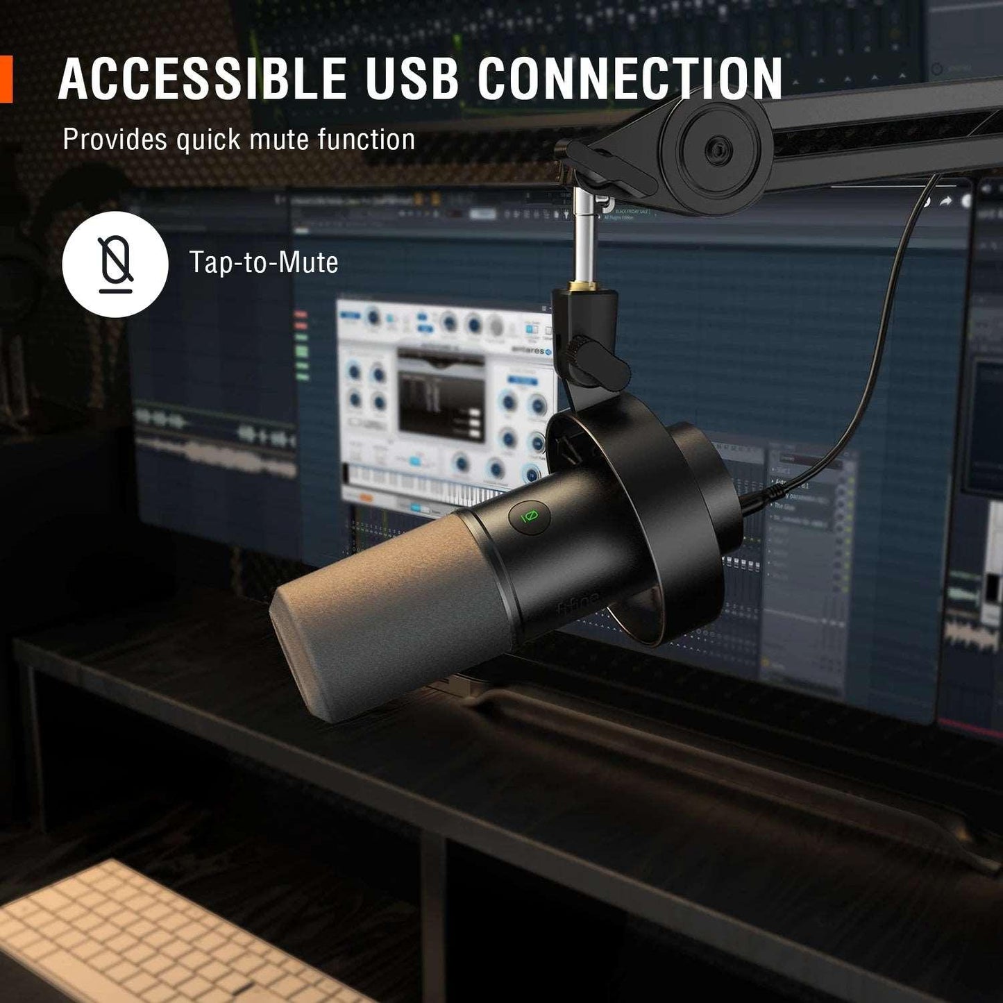 FIFINE USB/XLR Dynamic Microphone for PC or Sound Card Recording - PhoneZone