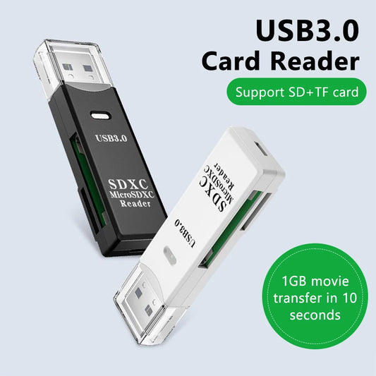 2 in 1 USB 3.0 Card Reader